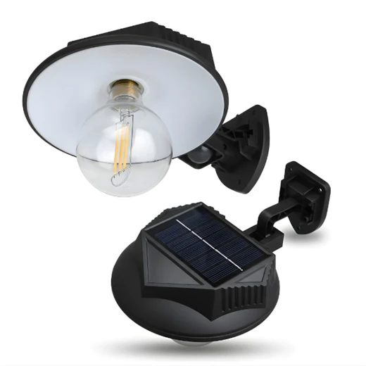 مصباح حائطي خارجي يعمل بالطاقة الشمسية مقاوم للعوامل الجوية بتقنية LED للحديقة والفناء - Image 2