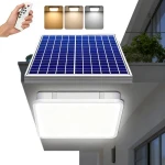 Solar Powered LED Ceiling Lights Waterproof Indoor Lighting System with Remote Control Offering 3 Lighting Modes (White, Natural, Warm) Perfect for Home Use 35 Dinar Price - Sunspark