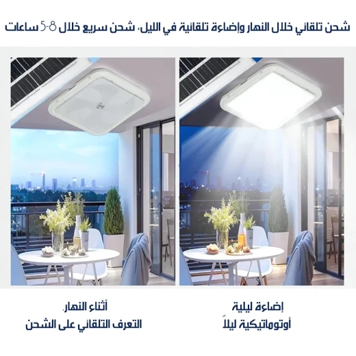 Solar Powered LED Ceiling Lights Waterproof Indoor Lighting System with Remote Control Offering 3 Lighting Modes (White, Natural, Warm) Perfect for Home Use 35 Dinar Price - Sunspark - Image 5