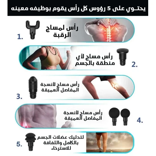 Digital Massage Gun with 30 Speeds for Muscle Relaxation - Image 6