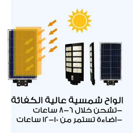Solar Powered LED Flood Light 300W - Outdoor Security Lighting - Image 2