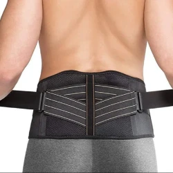 حزام دعم الظهر Copper Fit مع جل: تخفيف مريح لآلام أسفل الظهر