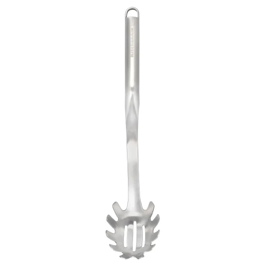 KitchenAid Premium Pasta Spoon Silver Matte Dishwasher Safe KitchenAid Premium Pasta Spoon Silver Matte Dishwasher Safe