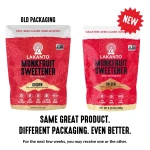Lakanto Golden Monk Fruit Sweetener with Erythritol, Sugar Substitute, 8.29 Ounce
