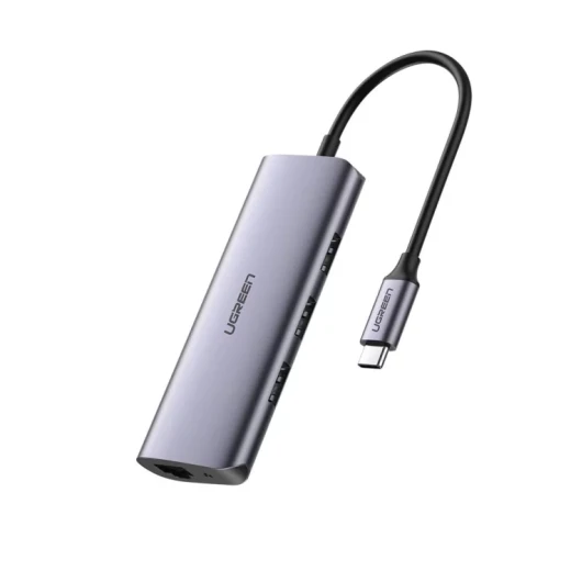 UGREEN USB-C Hub 4-in-1 Ethernet Adapter 3x USB 3.0 Ports Gigabit RJ45 Network for MacBook Pro/Air - Ugreen - Image 10