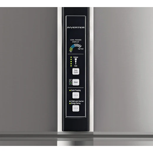 ثلاجة هيتاشي R-V860PJ1BSL ببابين ستانلس ستيل ارتفاع 1835 ملم - هيتاشي - Image 7