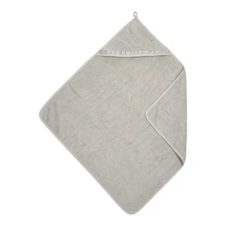 Cambrass Ruffle Bathcape 80x80 cm ME-Terry Greige Baby Bath Towel