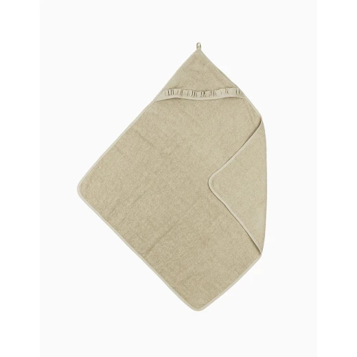 Meyco Terry Sand Hooded Baby Bath Towel 80x80 cm Ultra Absorbent Gentle on Skin Newborn Infant Toddler Bathing Essential 100% Cotton Meyco Terry Sand Hooded Baby Bath Towel 80x80 cm Ultra Absorbent Gentle on Skin Newborn Infant Toddler Bathing Essential 100% Cotton