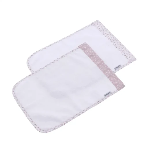 طقم منشفة أطفال كامبراس ليبرتي، قطعتين، ألياف TENCEL ناعمة، وردي 25x35x1 سم - كامبراس - Image 3