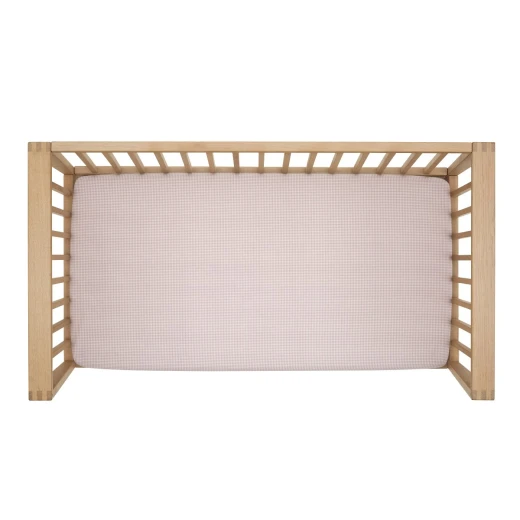 طقم ملاءة سرير أطفال كامبراس ميني ويندسور، طقم من 2، 60x120x17 سم، وردي - كامبراس - Image 4