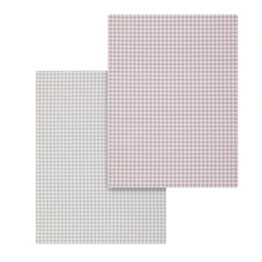 طقم ملاءة سرير أطفال كامبراس ميني ويندسور، طقم من 2، 60x120x17 سم، وردي - كامبراس - Image 6