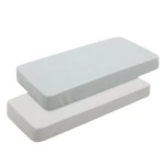 ملاءة سرير أطفال كامبراس ميني ويندسور مينت، عبوة من 2، قطن 60x120x17 سم - كامبراس