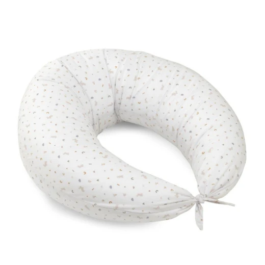 Cambrass Moon Nursing Pillow Rabbit Beige 80x185x16cm Pregnancy Breastfeeding Support
