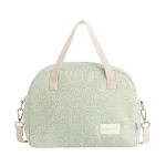 Cambrass Prome Animal Print Mint Diaper Bag 18x41x31cm, Waterproof, with Multiple Pockets - Cambrass