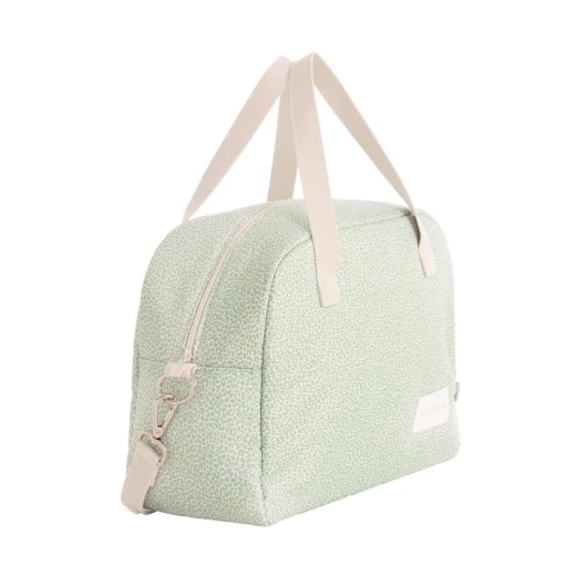 Cambrass Prome Animal Print Mint Diaper Bag 18x41x31cm, Waterproof, with Multiple Pockets - Cambrass - Image 3