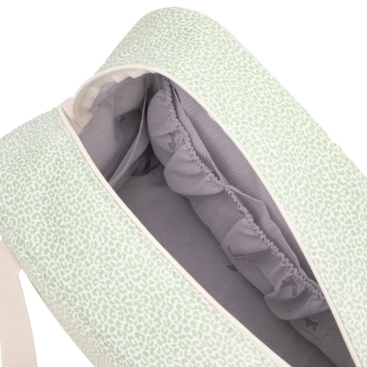 Cambrass Prome Animal Print Mint Diaper Bag 18x41x31cm, Waterproof, with Multiple Pockets - Cambrass - Image 4