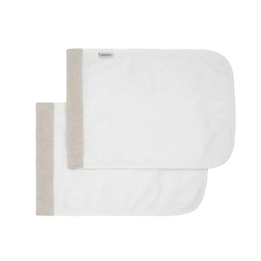 Cambrass Baby Linen Towel Set, Beige, 25x35 cm, Soft TENCEL Fiber, 2 Pack - Cambrass - Image 2