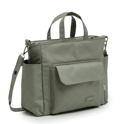 Cambrass Selecta Army Diaper Bag Pack, Spacious Baby Changing Bag, 16x43x37 cm - Cambrass - Image 2