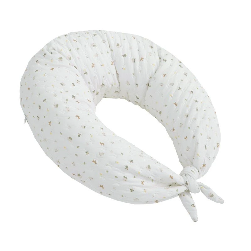 Cambrass Moon Nursing Pillow House Mint 80x185x16 cm Pregnancy Breastfeeding Support - Cambrass