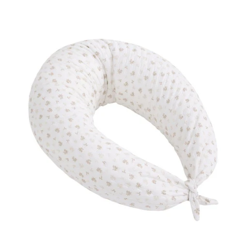 Cambrass Branch Beige Nursing Pillow Moon Shape 80x185x16 cm Provides Comfort and Support for Breastfeeding Mothers and Babies Cambrass Branch Beige Nursing Pillow Moon Shape 80x185x16 cm Provides Comfort and Support for Breastfeeding Mothers and Babies