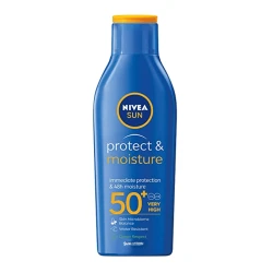 لوشن واقي من الشمس Nivea Protect & Moisture SPF50 200 مل - حماية من الشمس
