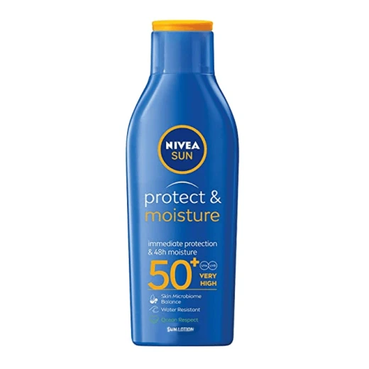 لوشن واقي من الشمس Nivea Protect & Moisture SPF50 200 مل - حماية من الشمس لوشن واقي من الشمس Nivea Protect & Moisture SPF50 200 مل - حماية من الشمس