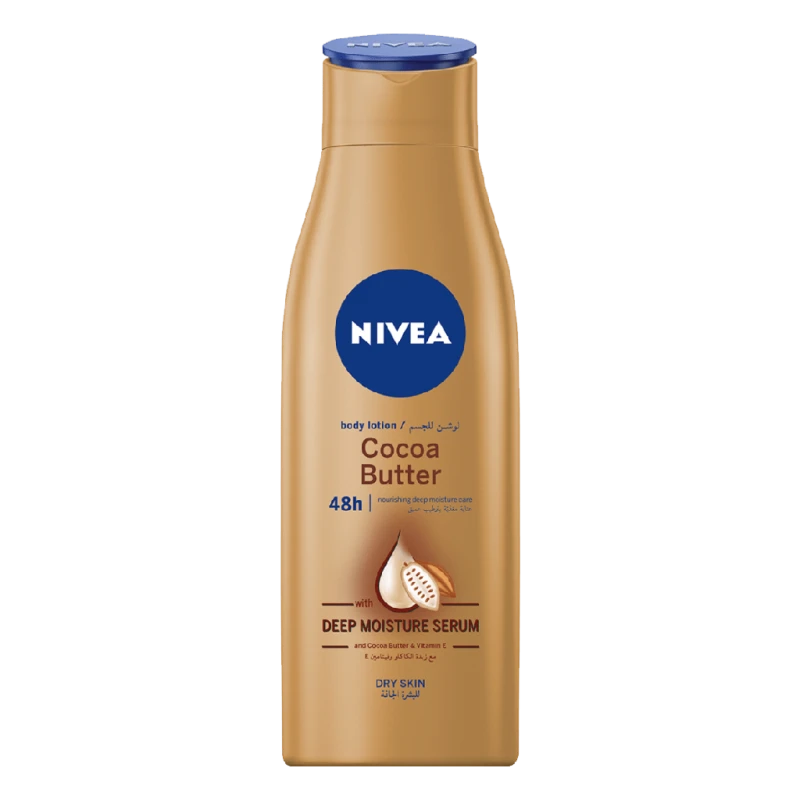 Nivea Deep Moisture Cocoa Body Lotion 250ml - For Soft Skin - Nivea