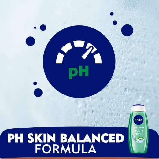 Nivea Care Fresh Aloe Vera Body Wash 250ml, Gentle Cleansing, Refreshing Scent - Nivea - Image 3