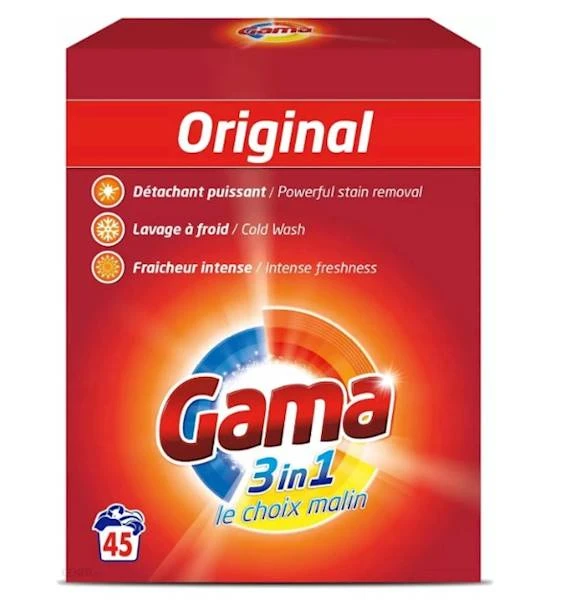 GAMA 1.625kg Laundry Detergent Powder - Original - Gama