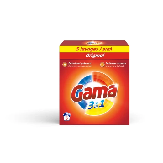 Gama 3w1 Universal Washing Powder 300g - 5 Washes Gama 3w1 Universal Washing Powder 300g - 5 Washes