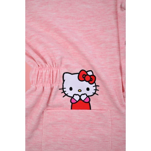 Zaitoon Hello Kitty Jumpsuit for Girls - 2 Years - Soft Cotton - Zaitoon - Image 4