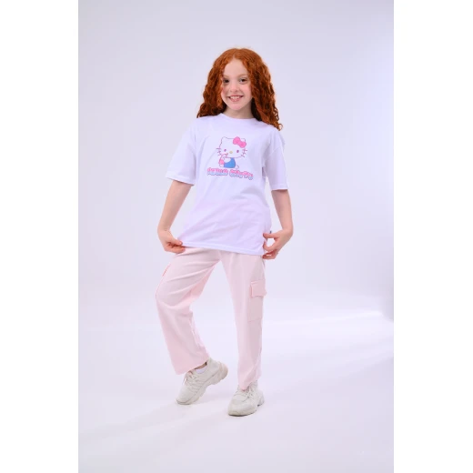 Zaitoon Hello Kitty 2-Piece Outfit Set for Girls - 2 Years Old - Zaitoon - Image 4