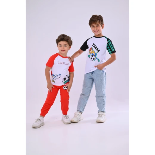 Zaitoon Captain Tsubasa Soccer T-Shirt - White & Black - 4 Years - Zaitoon - Image 6