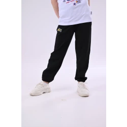 Zaitoon Spacetoon Emerald Planet Kids' Sweatpants - 2 Years - Black or White