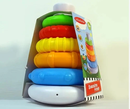 Infunbebe Baby Stuck Rings Toy 6m+ Safe & Engaging Playtime Infunbebe Baby Stuck Rings Toy 6m+ Safe & Engaging Playtime
