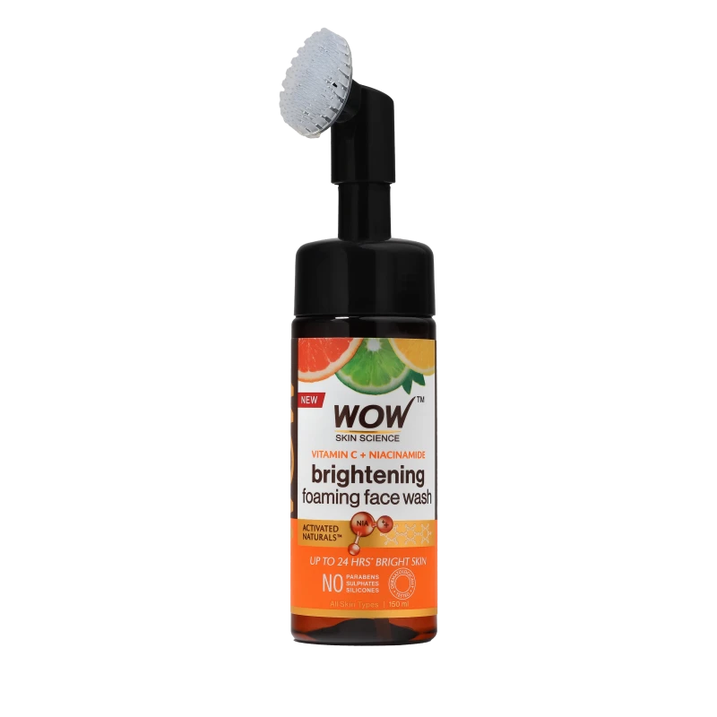 Wow Skin Science Brightening Vitamin C Foaming Face Wash, 150ml - Wow Skin Science