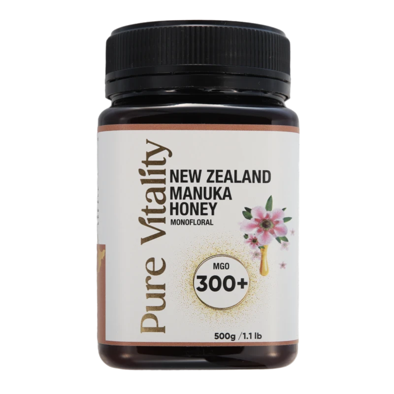 Pure Vitality Manuka Honey MGO300+ 500g - Pure Vitality Honey