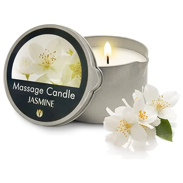 Profero Massage Candle – Soothing Jasmine Scent, Natural Ingredients, Moisturizing Body Candle – 200ml - Profero