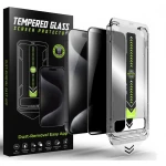 Screen Protector for iPhone 15 Pro Max | Easy App Dust-Removal | Edge-to-Edge Coverage & Smooth Touch Accuracy