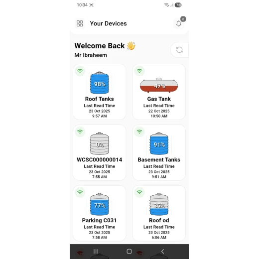 Wasslz Smart Water Tank Level Monitoring System, Real-Time Water Tracking, Mobile App Alerts & Plug-and-Play Installation - Wasslz - Image 7