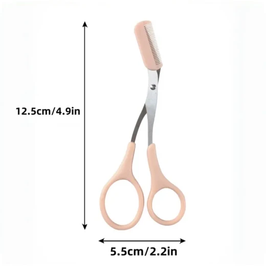 Eyebrow Trimming Scissors with Comb - Image 2