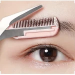 Eyebrow Trimming Scissors with Comb