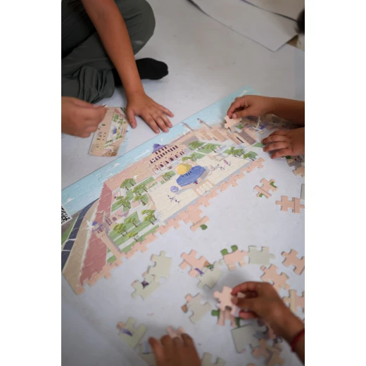 Zaytoon 144-Piece Puzzle – A Complete Scene Inside Al-Aqsa’s Walls Zaytoon 144-Piece Puzzle – A Complete Scene Inside Al-Aqsa’s Walls