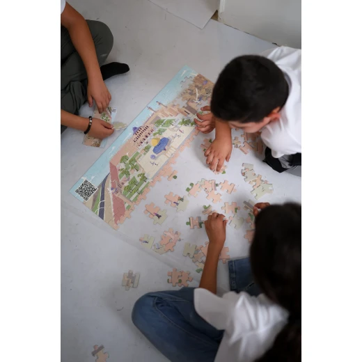 Zaytoon 144-Piece Puzzle – A Complete Scene Inside Al-Aqsa’s Walls - Zaitoon - Image 5