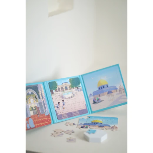 Zaytoon Magnetic Puzzle Book - Adventure in Al-Aqsa (3 Levels) - Zaitoon - Image 6