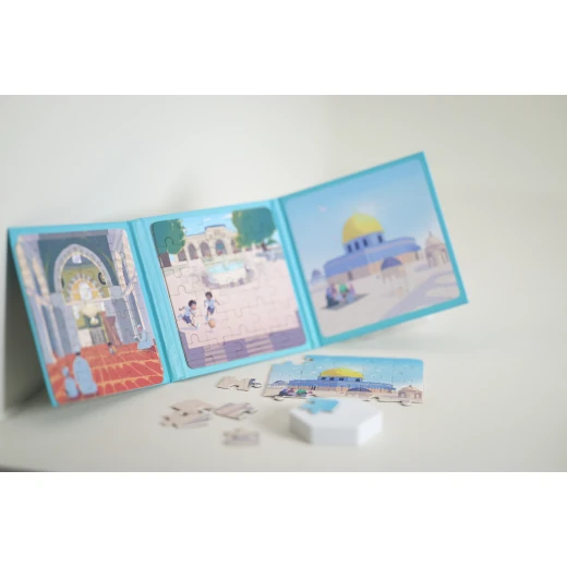 Zaytoon Magnetic Puzzle Book - Adventure in Al-Aqsa (3 Levels) - Zaitoon - Image 9