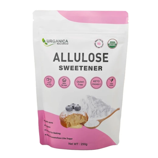 Urganica Naturalblend Allulose Sweetener (PURE) - Organic- Keto Friendly - Zero Calories -250g Natural sugar Alternative Urganica Naturalblend Allulose Sweetener (PURE) - Organic- Keto Friendly - Zero Calories -250g Natural sugar Alternative
