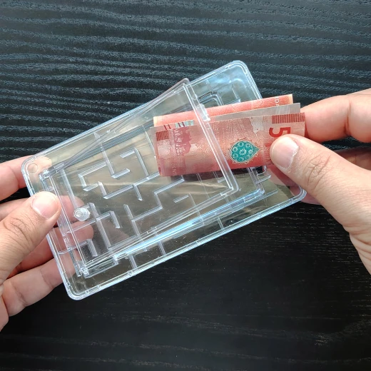 Lafita Money & Gift Card Maze Puzzle. Fun and engaging maze for kids requires them to "unlock" their cash or gift card (Blue) - Lafita - Image 4
