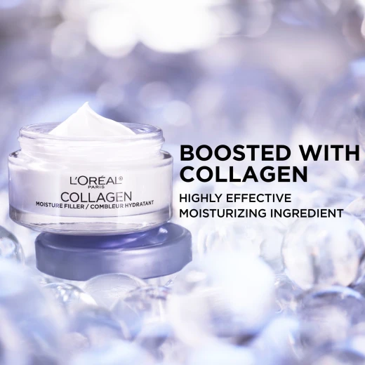 L'Oreal Paris Collagen Moisture Filler Face Cream, Anti-Aging Face Moisturizer (48g) - Loreal paris - Image 2