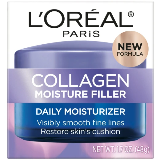 L'Oreal Paris Collagen Moisture Filler Face Cream, Anti-Aging Face Moisturizer (48g)